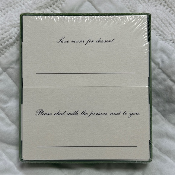 Kate Spade Word Placecards Set o 12 NIB - Picture 4 of 6